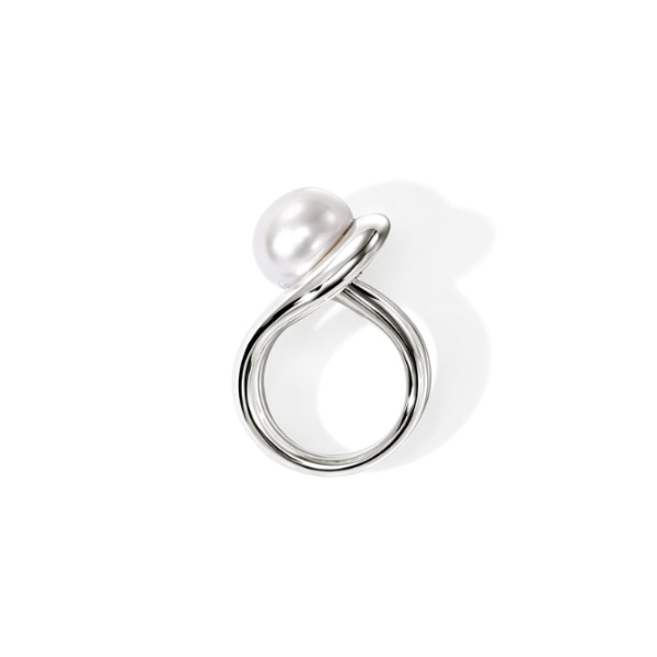 John Hardy Sterling Silver Surf Pearl Ring Image 4 Kiefer Jewelers Lutz, FL