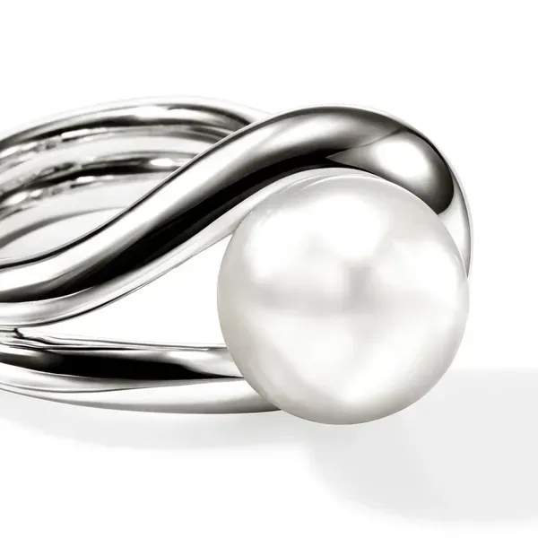 John Hardy Sterling Silver Surf Pearl Ring Image 5 Kiefer Jewelers Lutz, FL