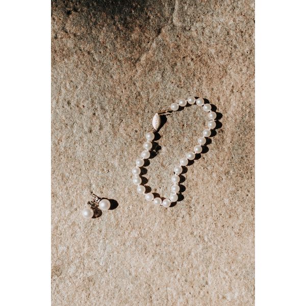 8mm Pearl Studs Image 2 Kiefer Jewelers Lutz, FL