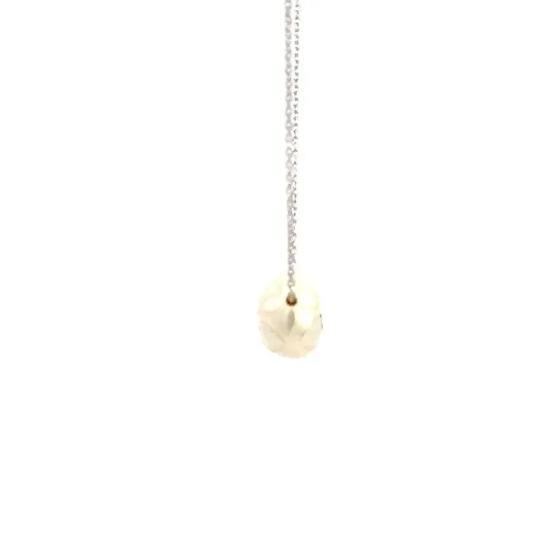 14K Diamond & White Blossom Pearl Necklace Image 3 Kiefer Jewelers Lutz, FL