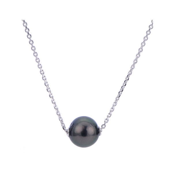 SS Moveable 10-11MM Tahitian Pearl Necklace Kiefer Jewelers Lutz, FL