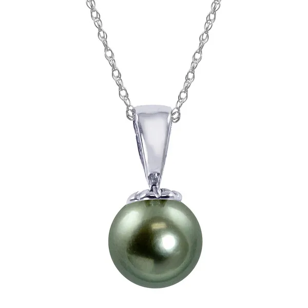 14KW 10-11MM Tahitian Pearl Pendant Kiefer Jewelers Lutz, FL