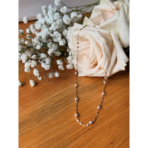 14KY Cultured Pearl Sparkle Chain by Shy Creation Image 3 Kiefer Jewelers Lutz, FL