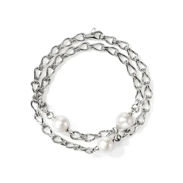 John Hardy Surf Pearl Double Strand Bracelet Image 2 Kiefer Jewelers Lutz, FL