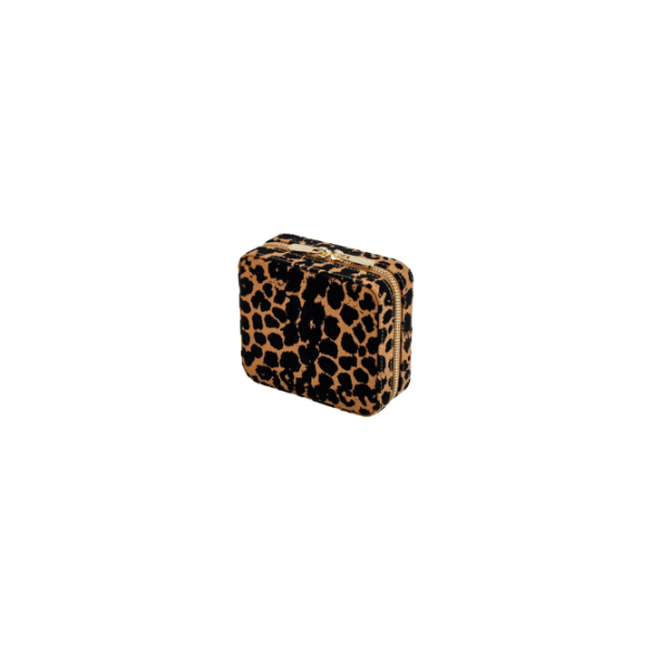 Savanna Leopard Print Jewelry Zip Case by Wolf Design Image 3 Kiefer Jewelers Lutz, FL