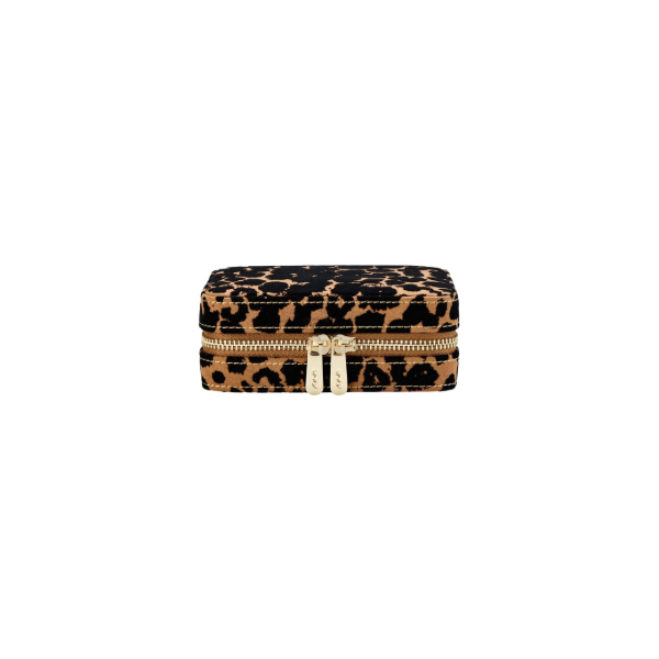 Savanna Leopard Print Jewelry Zip Case by Wolf Design Kiefer Jewelers Lutz, FL