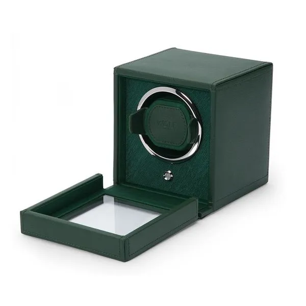 Wolf Designs Green Cub Winder with Cover Kiefer Jewelers Lutz, FL