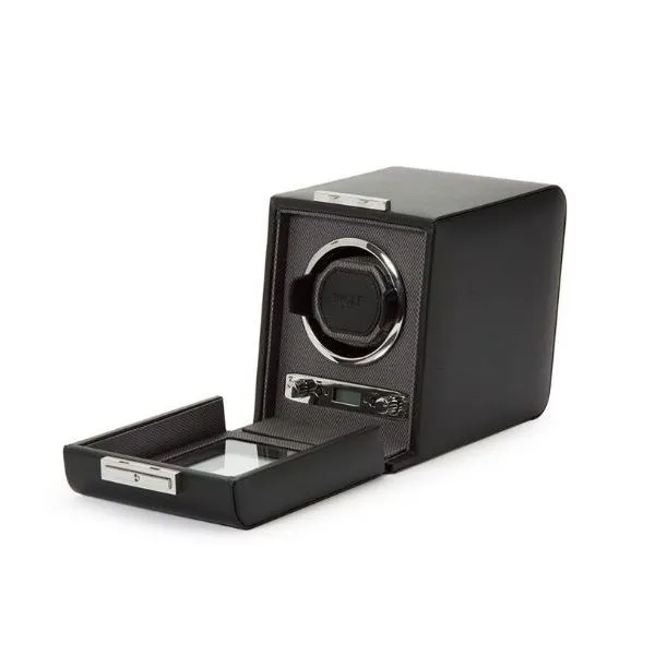 Wolf Designs Viceroy single winder in black Kiefer Jewelers Lutz, FL
