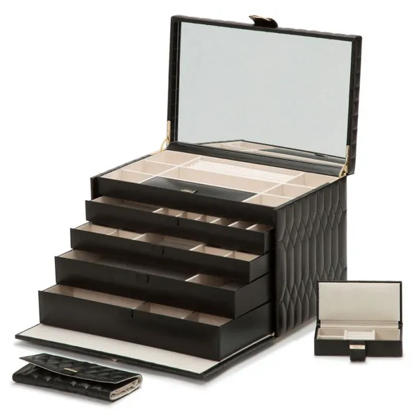 Caroline Extra Large Jewelry Case By Wolf Design Image 4 Kiefer Jewelers Lutz, FL