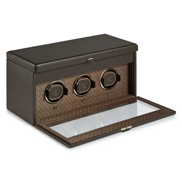Earth Triple Watch Winder by Wolf Design Image 3 Kiefer Jewelers Lutz, FL
