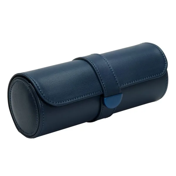 Earth Triple Watch Roll in Midnight Blue by Wolf Design Image 2 Kiefer Jewelers Lutz, FL
