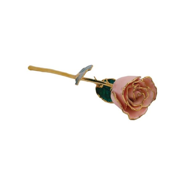 Lacquered Pink Pearl 24K Gold Trim Rose Kiefer Jewelers Lutz, FL