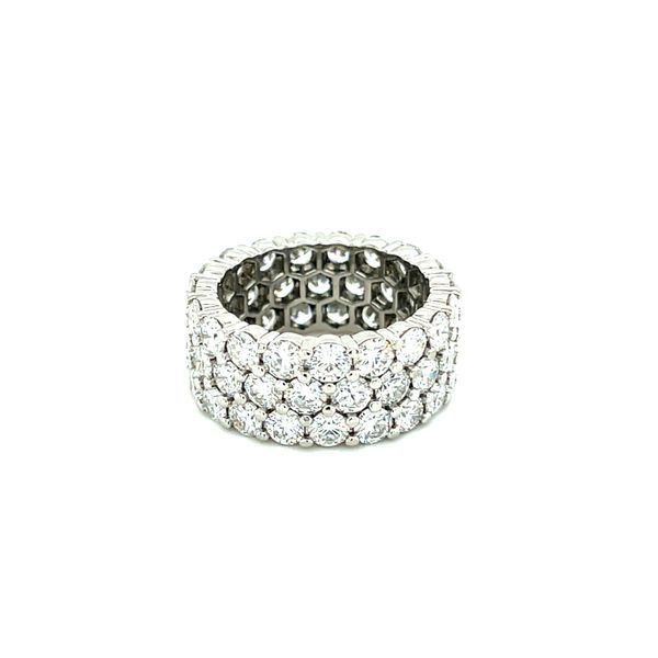 Estate Plat 5.90 CTW Diamond Eternity Ring Kiefer Jewelers Lutz, FL