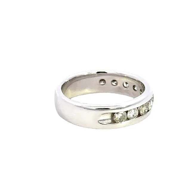 Estate 14KW 1CTW Channel Set Wedding Band Image 3 Kiefer Jewelers Lutz, FL