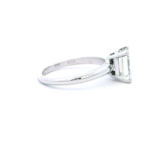 Estate 1.52 ct J, VVS1 Emerald Cut 14KW Image 3 Kiefer Jewelers Lutz, FL