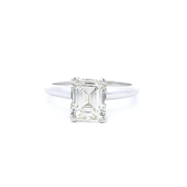 Estate 1.52 ct J, VVS1 Emerald Cut 14KW Kiefer Jewelers Lutz, FL