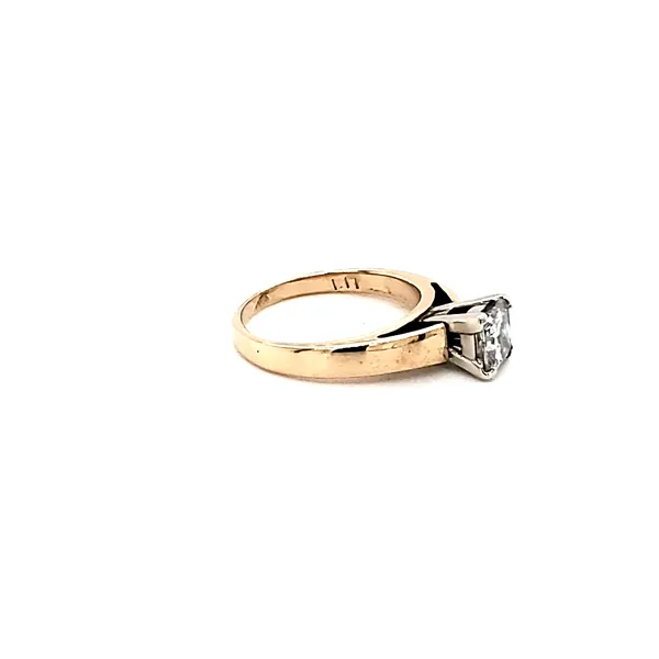 Estate 14K 1.11 ct Princess Solitaire Image 2 Kiefer Jewelers Lutz, FL