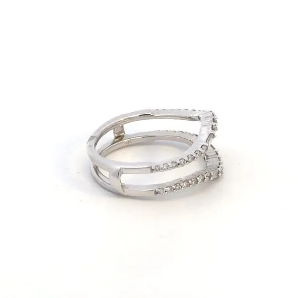 Estate  14KW Diamond Wedding Band Enhancer Image 3 Kiefer Jewelers Lutz, FL