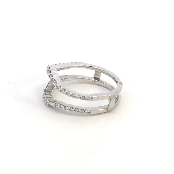 Estate  14KW Diamond Wedding Band Enhancer Image 4 Kiefer Jewelers Lutz, FL
