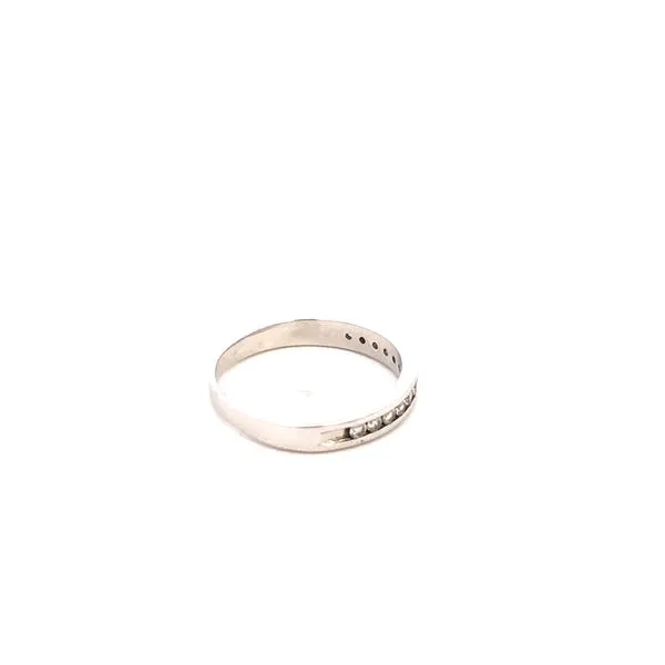 Estate 14KW Diamond Channel Set Band Image 2 Kiefer Jewelers Lutz, FL