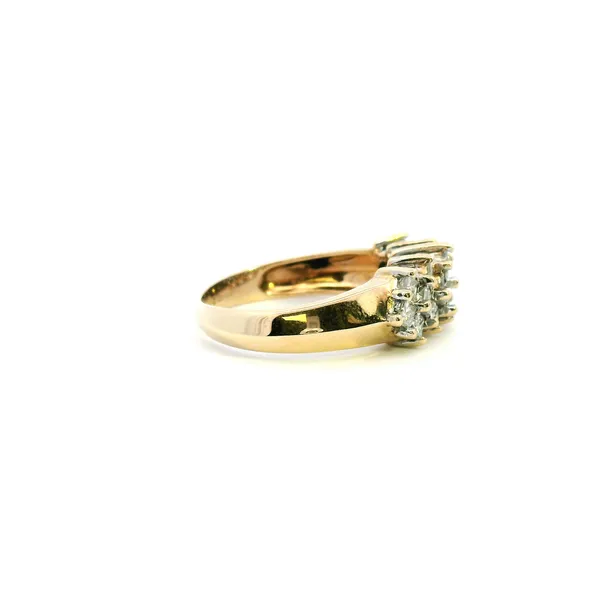 Estate 14KY 1CTW Princess Cut Diamond Fashion Ring Image 3 Kiefer Jewelers Lutz, FL