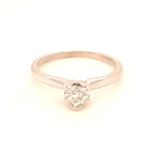 Estate .50 ct Heart Cut Solitaire Kiefer Jewelers Lutz, FL