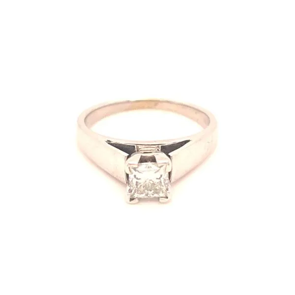 Estate .70ct Princess Cut Solitaire Kiefer Jewelers Lutz, FL