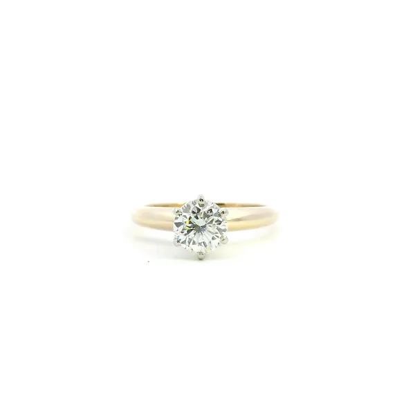 Estate 14KY 1CT Round Diamond Solitaire Engagement Ring Kiefer Jewelers Lutz, FL