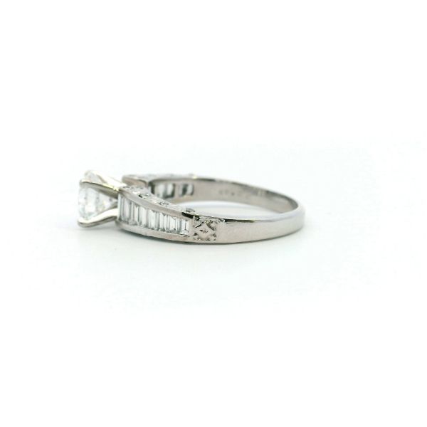 Estate 18KW 1.72CTW Diamond Engagement Ring Image 4 Kiefer Jewelers Lutz, FL