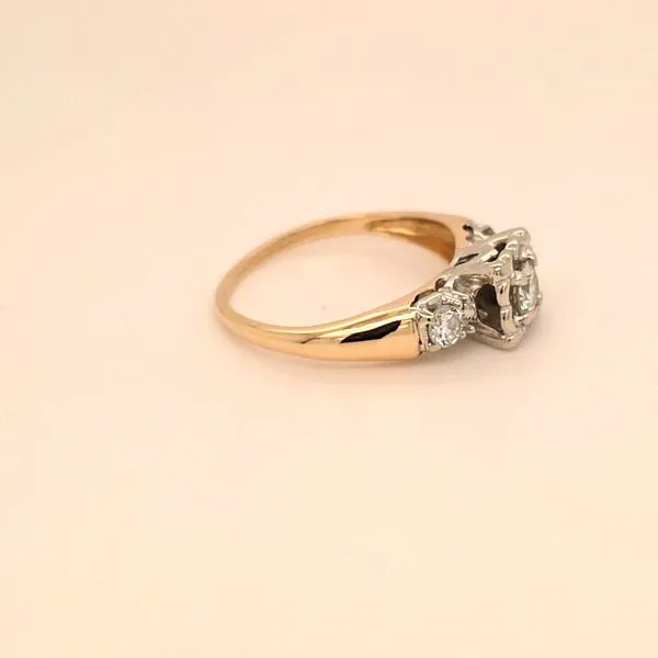 14K .40 ctw Bridal Three Stone Image 2 Kiefer Jewelers Lutz, FL