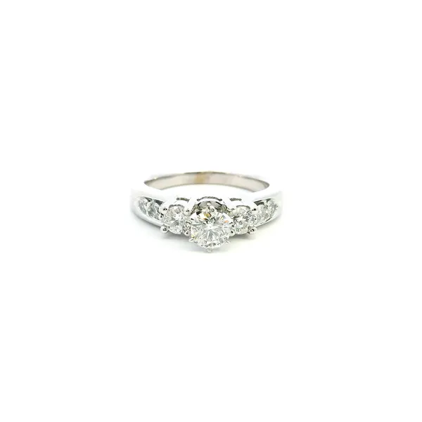 Estate 14KW 0.75CTW Three Stone Diamond Three Stone Engagement Ring Kiefer Jewelers Lutz, FL
