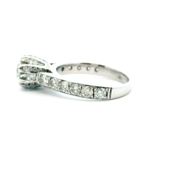 Estate 14KW 1CTW Diamond Engagement Ring Image 4 Kiefer Jewelers Lutz, FL