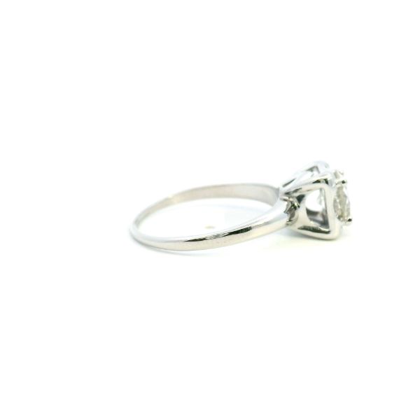 Estate 14KW 0.80CTW Diamond Engagement Ring Image 3 Kiefer Jewelers Lutz, FL