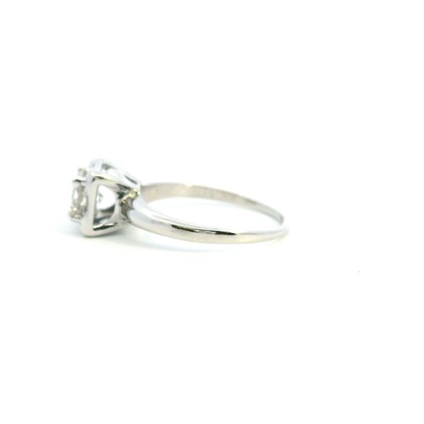 Estate 14KW 0.80CTW Diamond Engagement Ring Image 4 Kiefer Jewelers Lutz, FL