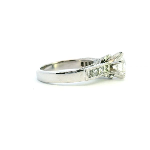 Estate 14KW 2.52CTW Diamond Engagment Ring Image 3 Kiefer Jewelers Lutz, FL