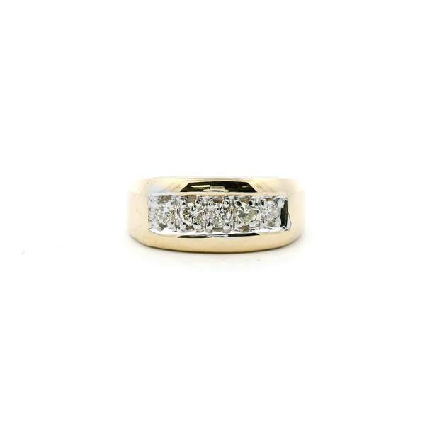 Estate 14KY 0.15CTW Five Stone Wedding Band Kiefer Jewelers Lutz, FL