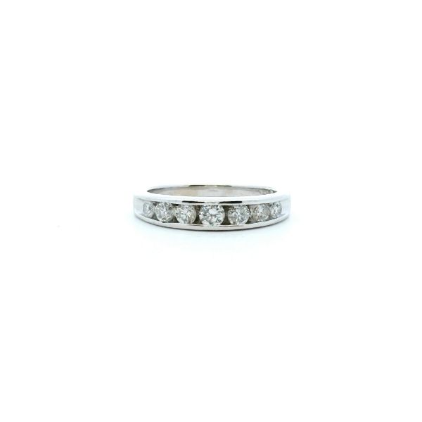 Estate 14KW 0.50CTW Channel Set Diamond Wedding Band Kiefer Jewelers Lutz, FL