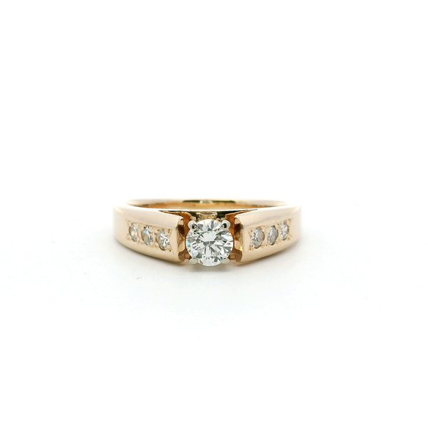 Estate 14KY 0.57CTW Diamond Engagement Ring Image 2 Kiefer Jewelers Lutz, FL