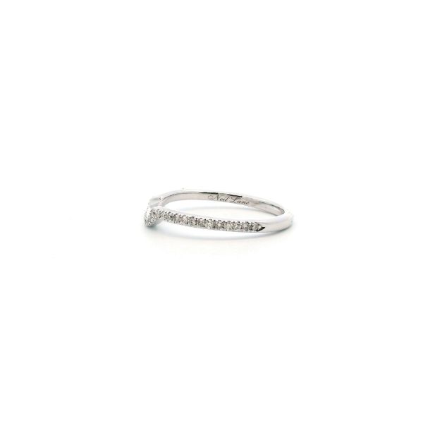 Estate 14KW Diamond Neil Lane Curved Wedding Band Image 4 Kiefer Jewelers Lutz, FL