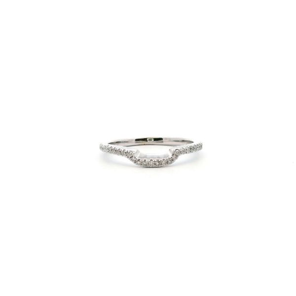 Estate 14KW Diamond Neil Lane Curved Wedding Band Kiefer Jewelers Lutz, FL