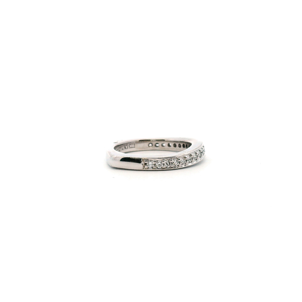 Estate 18KW 0.25CTW Diamod A.Jaffe Wedding Band Image 3 Kiefer Jewelers Lutz, FL