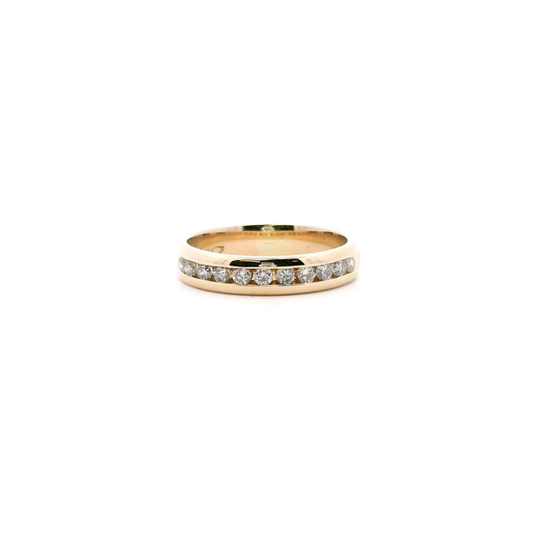 Estate 14KY 0.25CTW Diamond Channel Set Wedding Band Kiefer Jewelers Lutz, FL