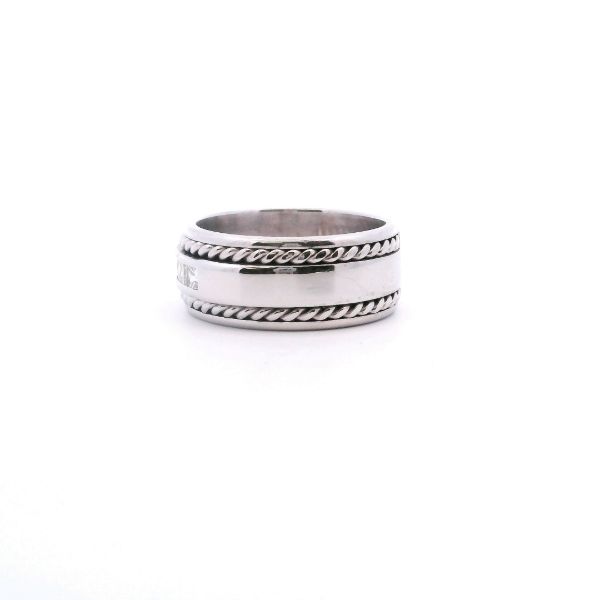 Estate 14KW 0.35CTW Princess Cut Wedding Band Image 3 Kiefer Jewelers Lutz, FL