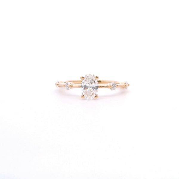 Estate 18KY Oval Diamond Engagement Ring Kiefer Jewelers Lutz, FL