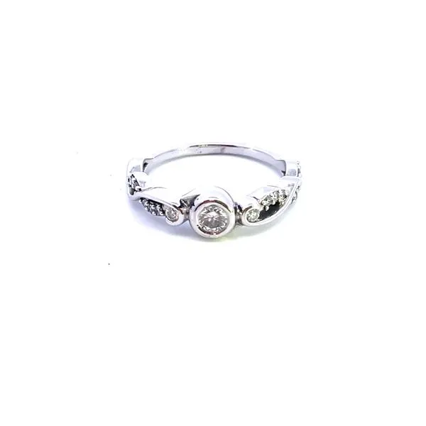 Estate 14K Bezel Set Diamond Ring Kiefer Jewelers Lutz, FL