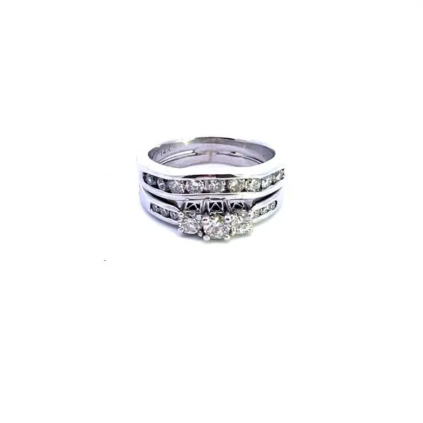 Estate 14K Diamond Channel Wedding Set Kiefer Jewelers Lutz, FL