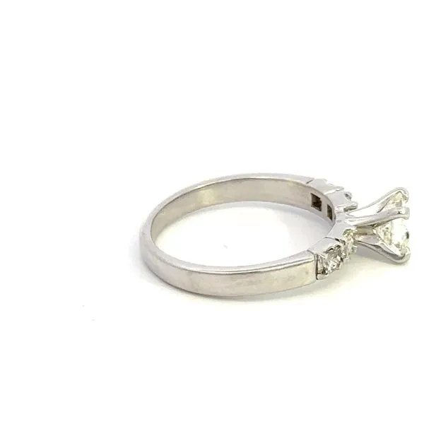 Estate 14KW 1.10ctw Diamond Engagement Ring Image 3 Kiefer Jewelers Lutz, FL