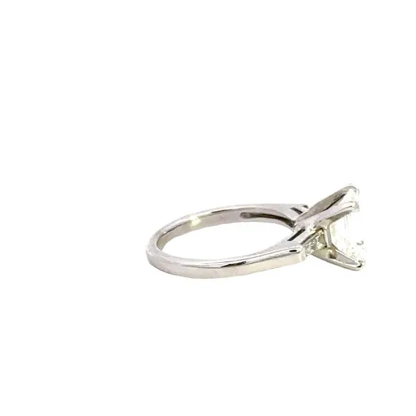 Estate 18KW 1.96CTW Emerald Cut Ring Image 3 Kiefer Jewelers Lutz, FL