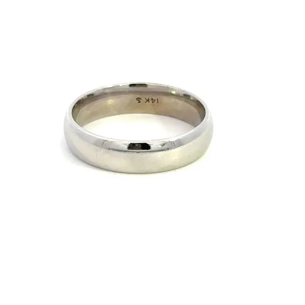 Estate 14KW 5mm Polished Ring Image 3 Kiefer Jewelers Lutz, FL