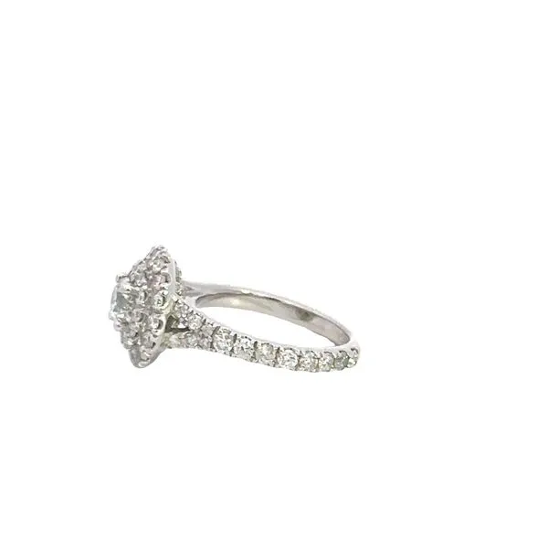 Estate 14K 1.5CTW Double Halo Ring Image 4 Kiefer Jewelers Lutz, FL